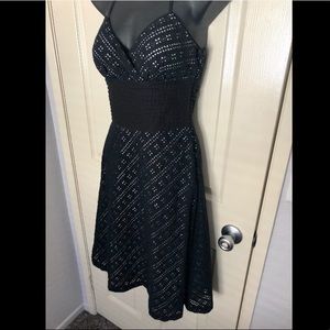 Beautiful black any occasion halter dress.